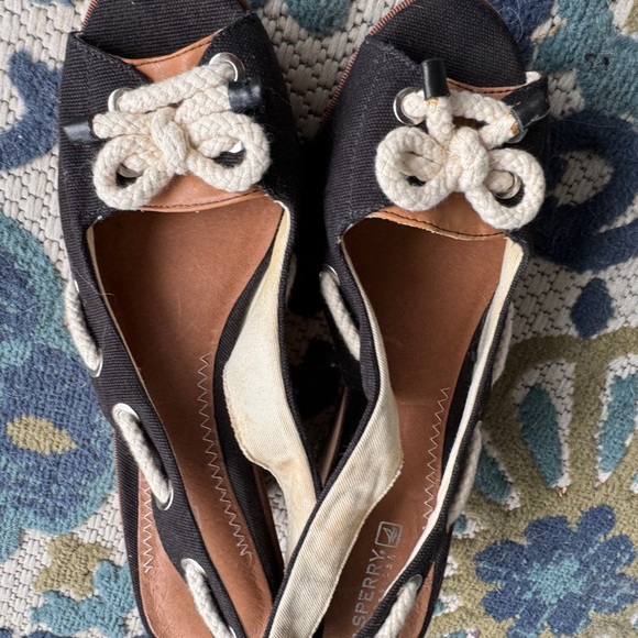 Sperry Women’s 10M Open-Toe Wedge Sandals - Picture 4 of 5